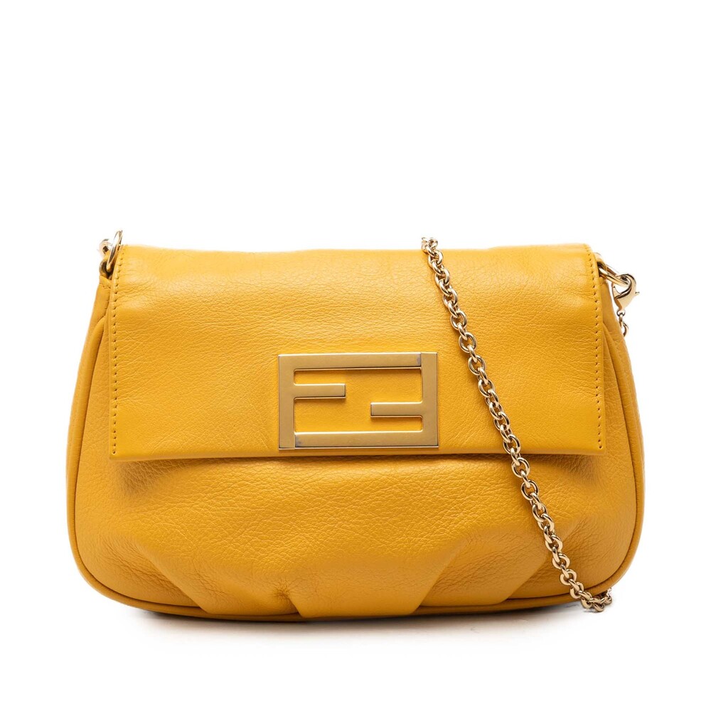 Fendi Leather Sta Pochette Crossbody #361970F70B